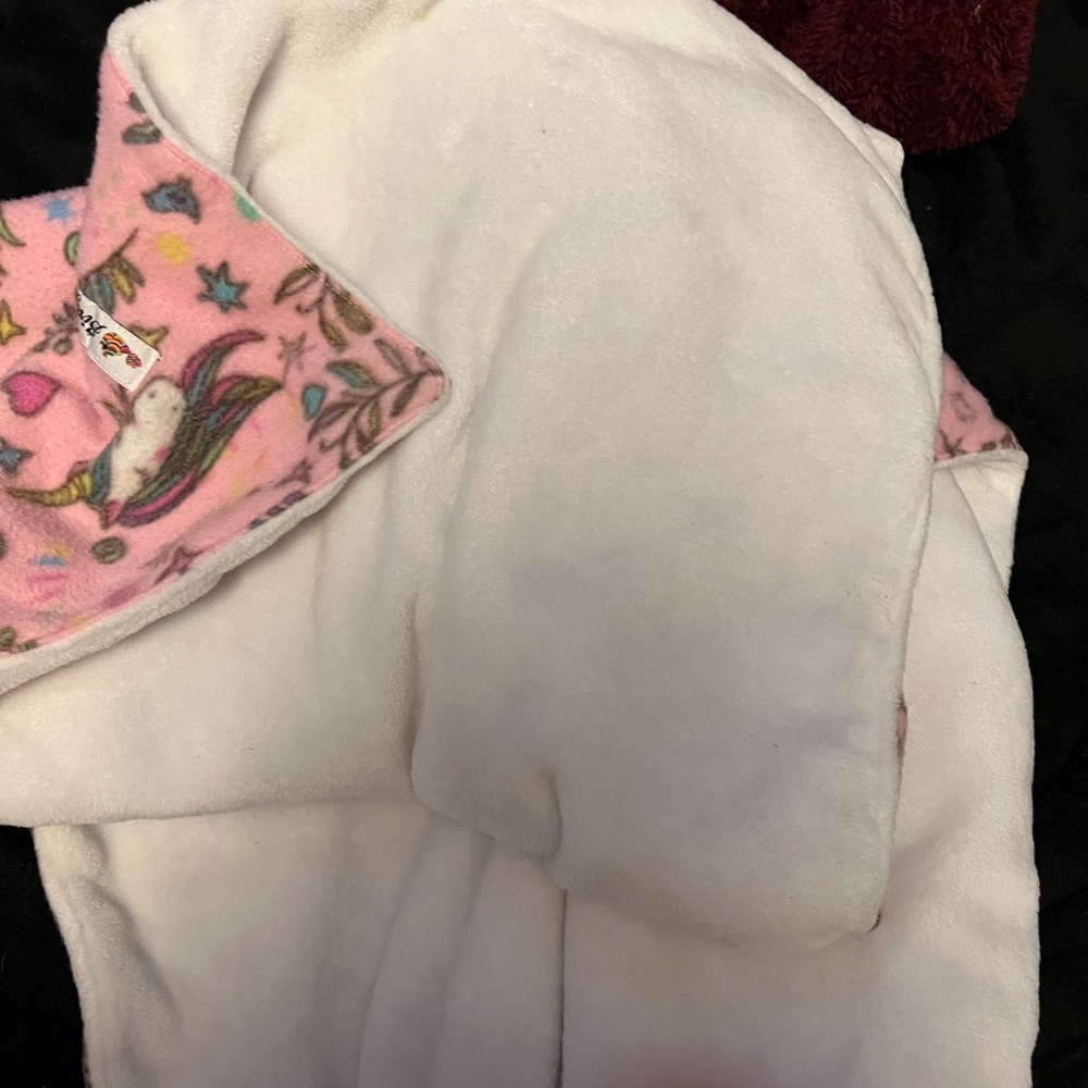 Child poncho for when in car with car seat